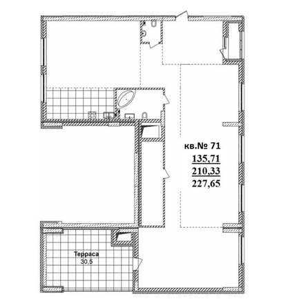 
  Продается 4-комн. квартира 227.65 м², в ЖК  Римский квартал, 2 очередь. Фото 2.