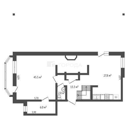 
  Продается 3-комн. квартира 203 м². Фото 47.