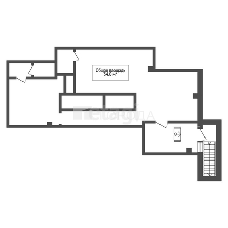 
  Продается универсальное помещение 54 м², в ЖК Ельцовский, 1-2 б/с. Фото 13.