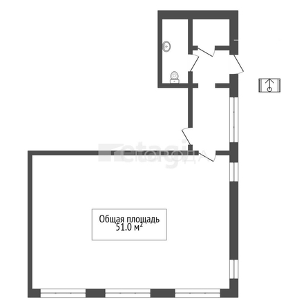 
  Продается офис 51 м². Фото 1.