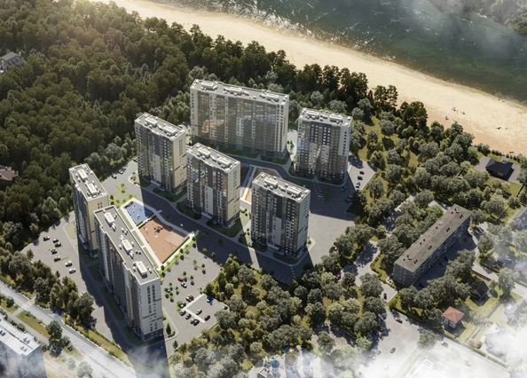 
  Продается студия 33.7 м², в ЖК Квартал Сосновый бор, дом 1. Фото 6.