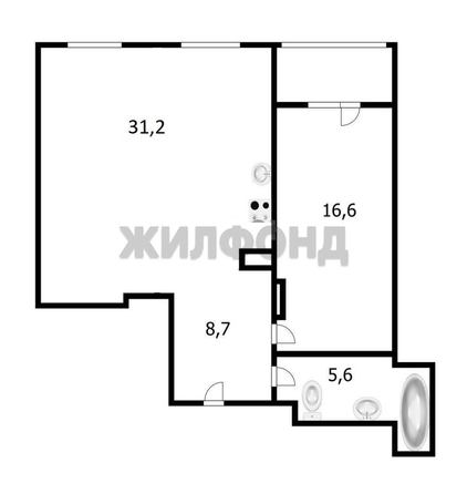 
  Продается 2-комн. квартира 62.1 м². Фото 2.