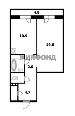 
  Продается 1-комн. квартира 40.5 м². Фото 15.