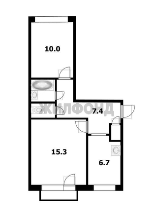 
  Продается 2-комн. квартира 43.5 м². Фото 20.