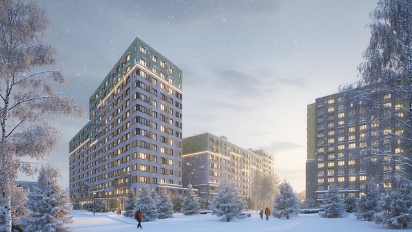 
  Продается 1-комн. квартира 53.6 м², в  Природные кварталы Сибирия. Фото 8.