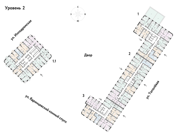 
  Продается 1-комн. квартира 37.23 м², в ЖК Страна.Тополевая, к 2. Фото 1.