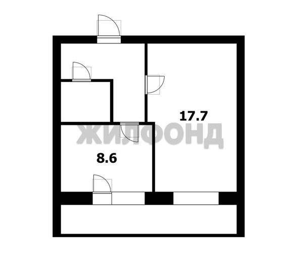 
  Продается 1-комн. квартира 35.6 м². Фото 32.