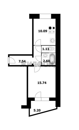 
  Продается 1-комн. квартира 37.2 м². Фото 8.