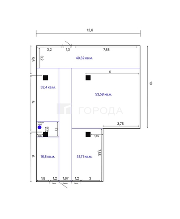 
  Сдается универсальное помещение 78.8 м². Фото 2.