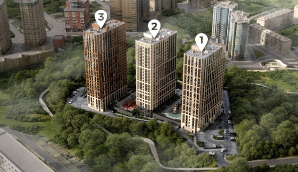 
  Продается 3-комн. квартира 67.8 м², в ЖК Расцветай на Кропоткина, дом 2. Фото 5.