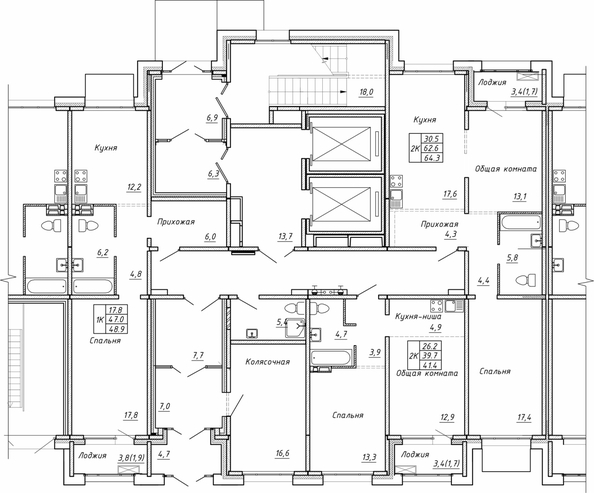 
  Продается 2-комн. квартира 41.4 м², в ЖК Гренландия, Лес дом №5. Фото 1.