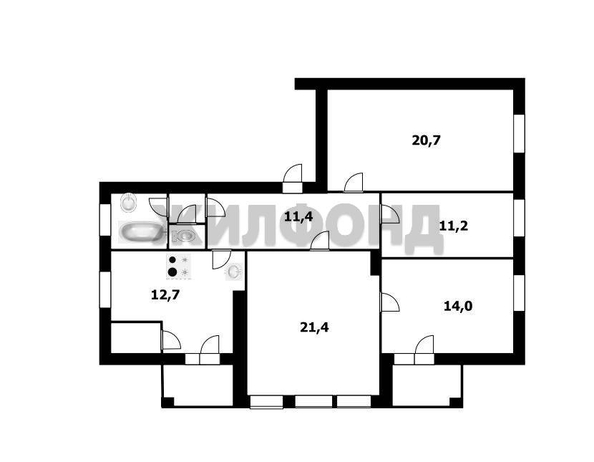 
  Продается 4-комн. квартира 99 м². Фото 42.