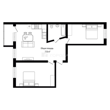 
  Продается 3-комн. квартира 77 м². Фото 21.