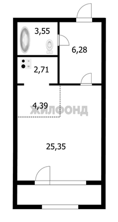
  Продается студия 39.35 м². Фото 4.