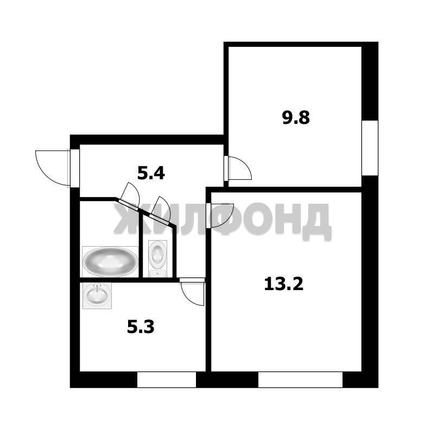 
  Продается 2-комн. квартира 36.4 м². Фото 13.