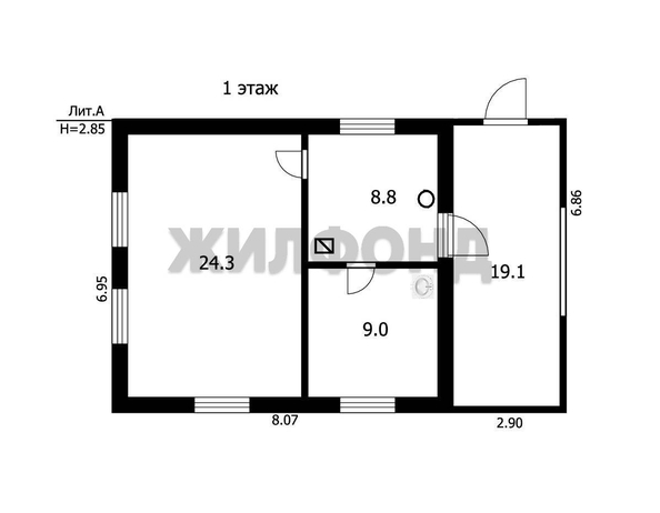 
  Продается дом 105.5 м². Фото 4.