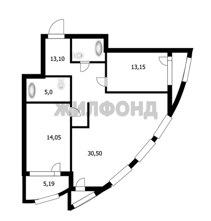 
  Продается 3-комн. квартира 92.3 м², в ЖК Флотилия. Фото 34.