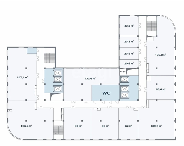 
  Сдается офис 1390.9 м². Фото 4.