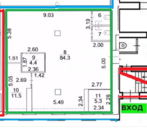 
  Продается универсальное помещение 111.1 м². Фото 6.