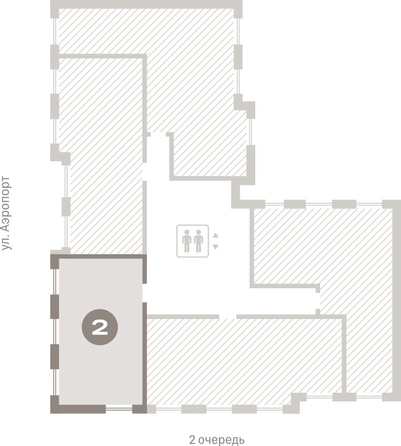 
  Продается 2-комн. квартира 58.36 м², в ЖК Авиатор, дом 3. Фото 2.