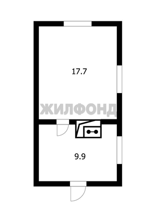 
  Продается 1-комн. квартира 27.6 м². Фото 3.