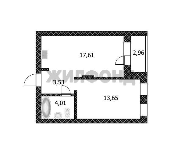 
  Продается 2-комн. квартира 41.57 м². Фото 1.