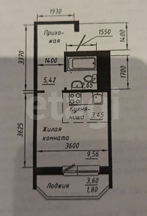 
  Продается студия 22 м². Фото 26.