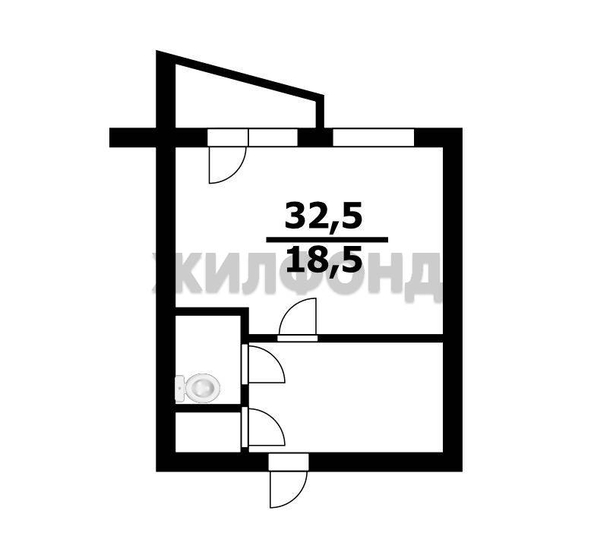 
  Продается студия 32.5 м², в ЖК Венеция-2, дом 4. Фото 11.