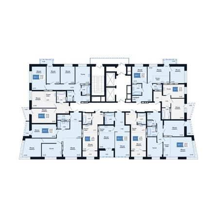 
  Продается 2-комн. квартира 44.18 м², в ЖК Салют, дом 2. Фото 1.