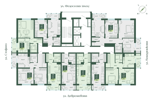 
  Продается студия 30.34 м², в ЖК Мичурин. Фото 1.