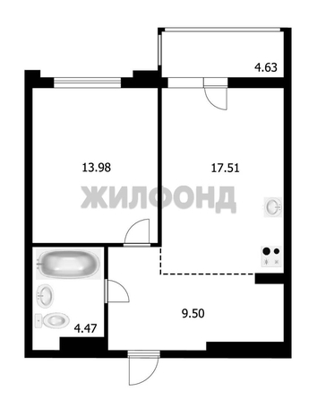 
  Продается 2-комн. квартира 45 м², в ЖК Classic House (Классик Хаус). Фото 20.