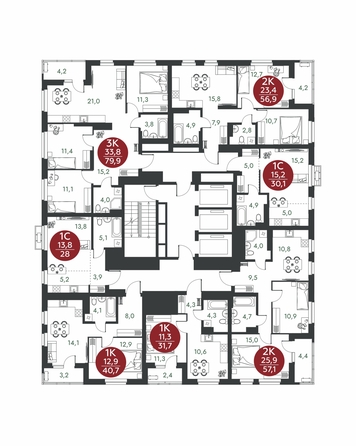 
  Продается студия 28 м², в ЖК Скандинавские кварталы, дом 1. Фото 1.