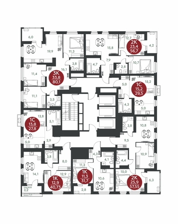 
  Продается 1-комн. квартира 31.7 м², в ЖК Скандинавские кварталы, дом 1. Фото 1.