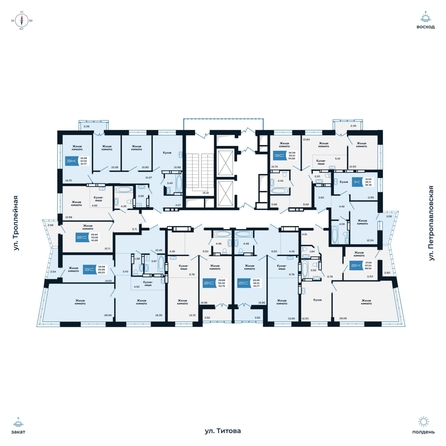 
  Продается 3-комн. квартира 0 м², в ЖК Салют, дом 1. Фото 1.