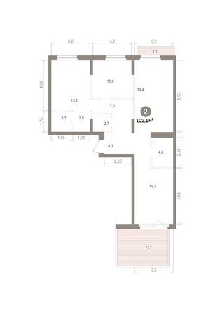 
  Продается 1-комн. квартира 102.08 м², в ЖК Лебедевский квартал, д 1. Фото 1.