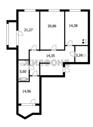 
  Продается 3-комн. квартира 104.5 м². Фото 1.