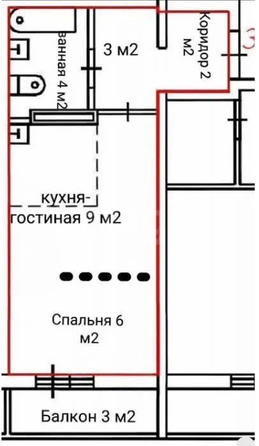 
  Продается студия 25 м², в ЖК Радуга Сибири, дом 5. Фото 19.