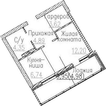 
  Продается студия 31.8 м², в ЖК Пегас. Фото 1.