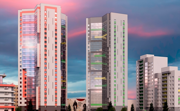 
  Продается 2-комн. квартира 35.86 м², в ЖК Пегас. Фото 2.