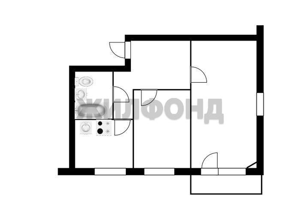 
  Продается 2-комн. квартира 41.3 м². Фото 9.