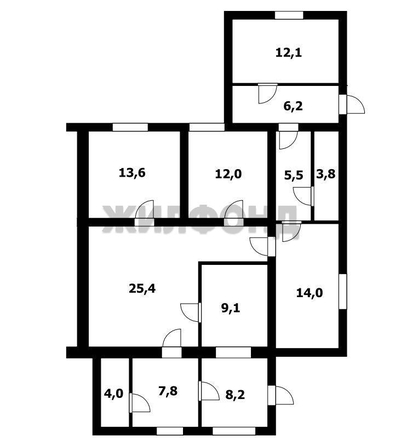 
  Продается 4-комн. квартира 121.7 м². Фото 5.