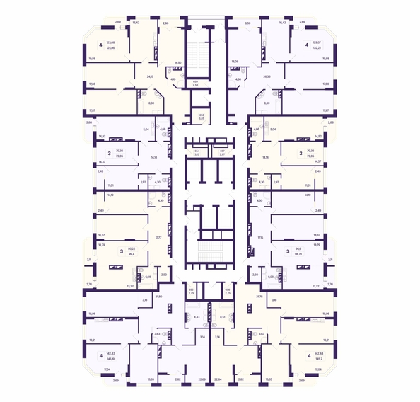 
  Продается 3-комн. квартира 99.4 м², в ЖК Астон. Шесть звёзд, 2. Фото 1.
