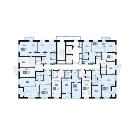 
  Продается 1-комн. квартира 36.86 м², в ЖК Салют, дом 2. Фото 1.