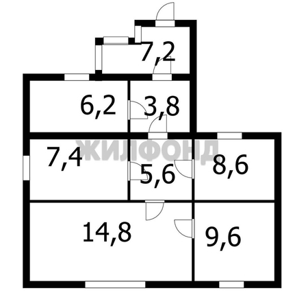 
  Продается дом 63.2 м². Фото 20.