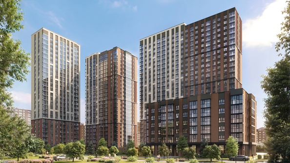 
  Продается 1-комн. квартира 34.1 м², в ЖК Счастливый квартал, дом 3. Фото 1.