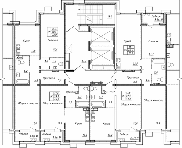
  Продается 1-комн. квартира 41.5 м², в ЖК Гренландия, Лес дом №5. Фото 1.