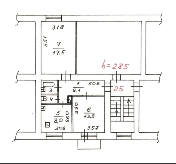 
  Продается 2-комн. квартира 54.1 м². Фото 8.