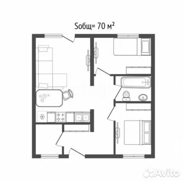 
  Продается дом 70 м², в КП Гармония. Фото 2.
