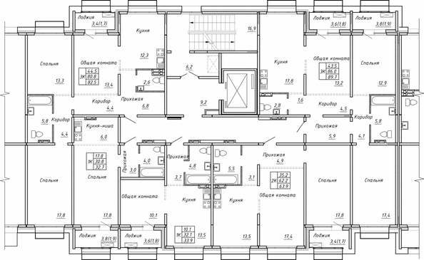 
  Продается 2-комн. квартира 63.9 м², в ЖК Гренландия, Лес дом №5. Фото 1.