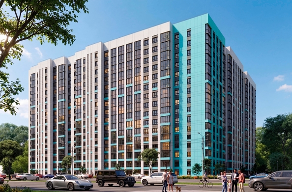 
  Продается 1-комн. квартира 53.7 м², в ЖК Акварельный 4.0. Фото 1.